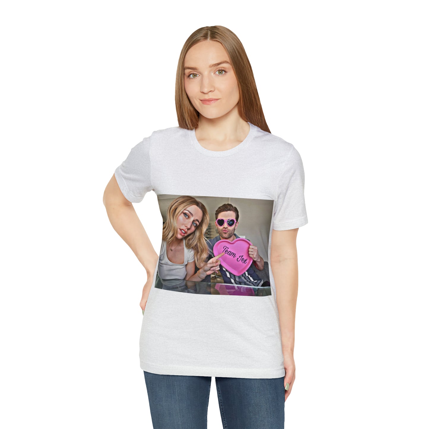 Team Jex Heart Unisex Jersey Short Sleeve Tee