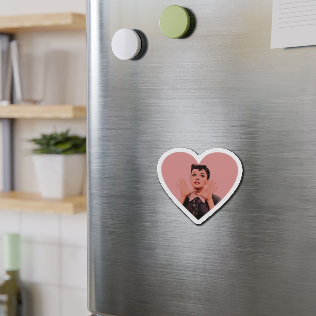 Judy Garland Heart Shaped Die-Cut Magnets