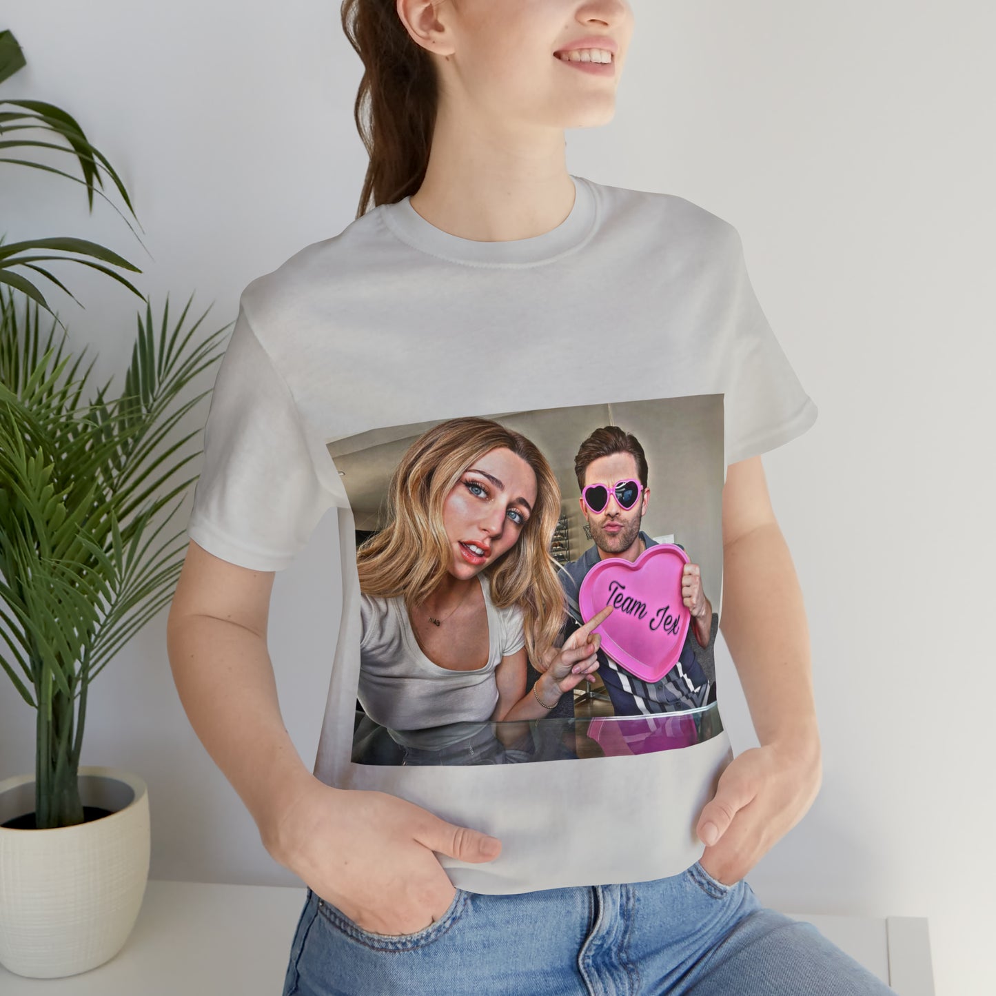 Team Jex Heart Unisex Jersey Short Sleeve Tee