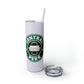 Friends Central Perk Skinny Tumbler with Straw, 20oz
