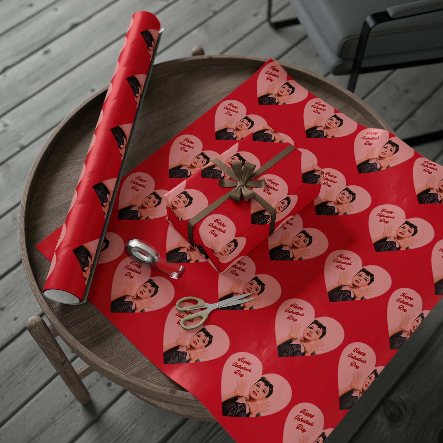 Judy Garland Valentine's Day Wrapping Paper