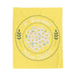 A Thousand Yellow Daisies Velveteen Plush Blanket