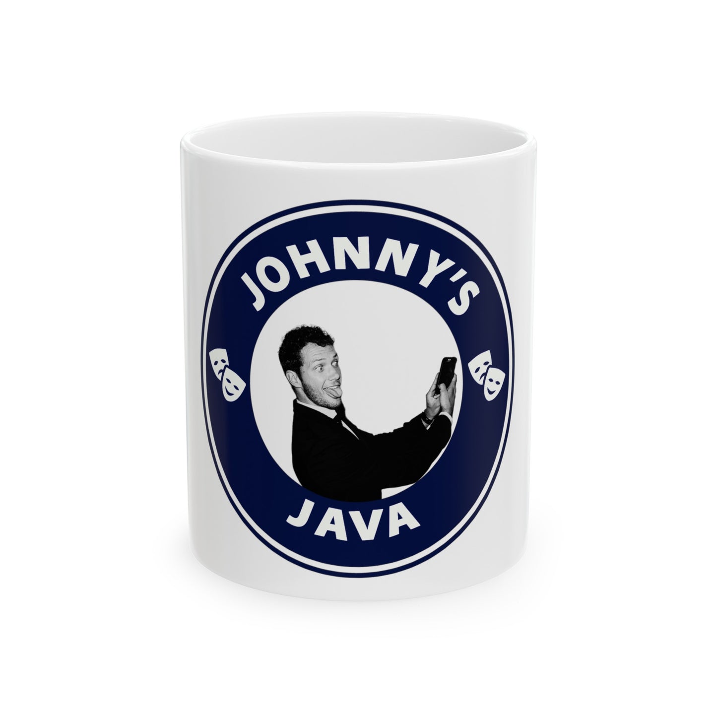 Johnny's Java Ceramic Mug, (11oz, 15oz)