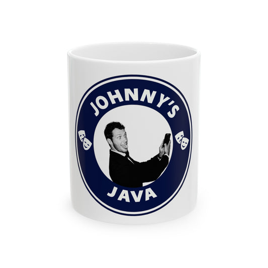 Johnny's Java Ceramic Mug, (11oz, 15oz)