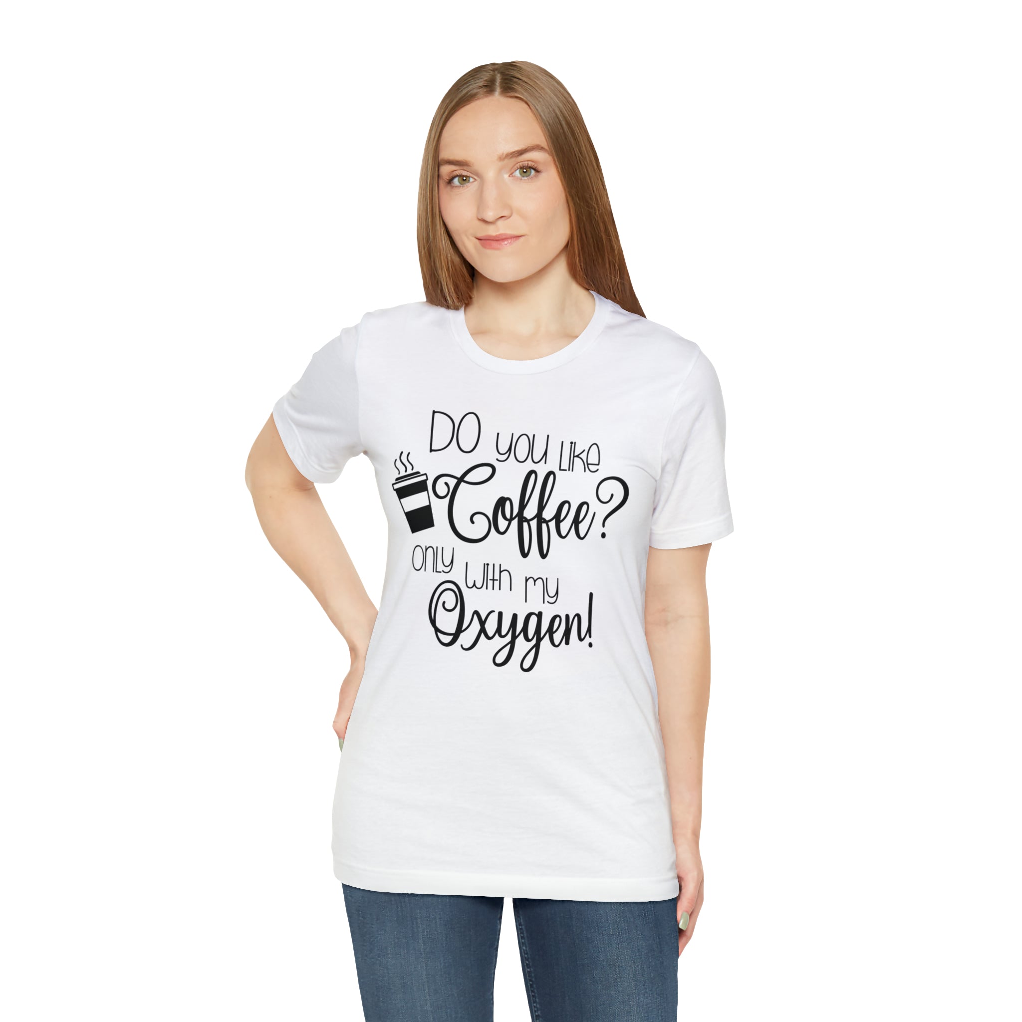 Gilmore Girls Only With My Oxygen Unisex Jersey Short Sleeve Tee