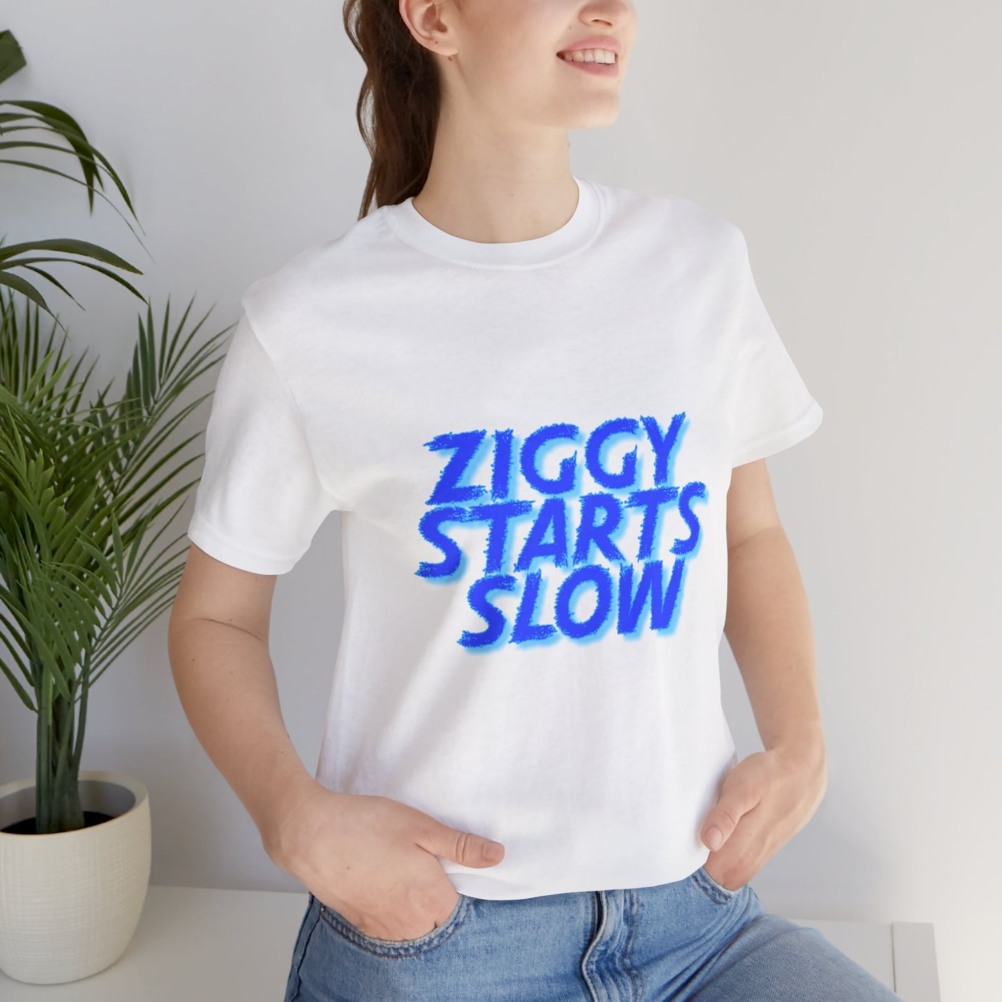 Ziggy Starts Slow Quantum Leap Unisex Jersey Short Sleeve Tee