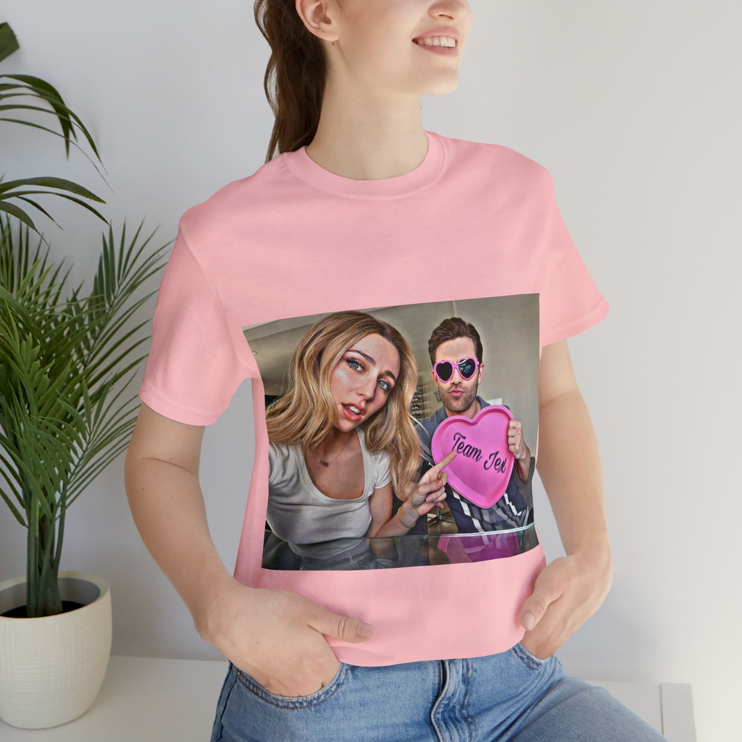 Team Jex Heart Unisex Jersey Short Sleeve Tee