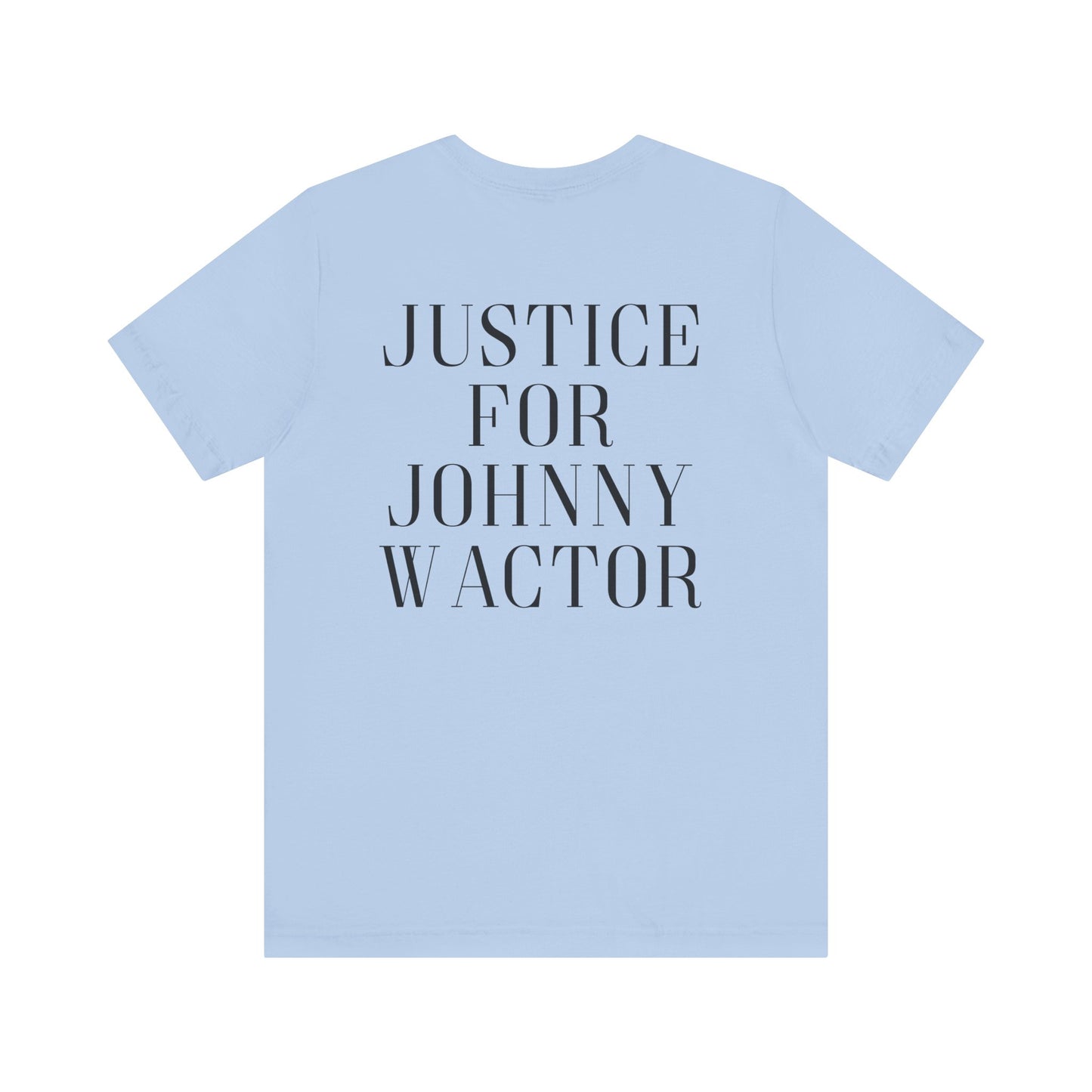 Justice For Johnny Coffee Unisex Jersey Short Sleeve Tee