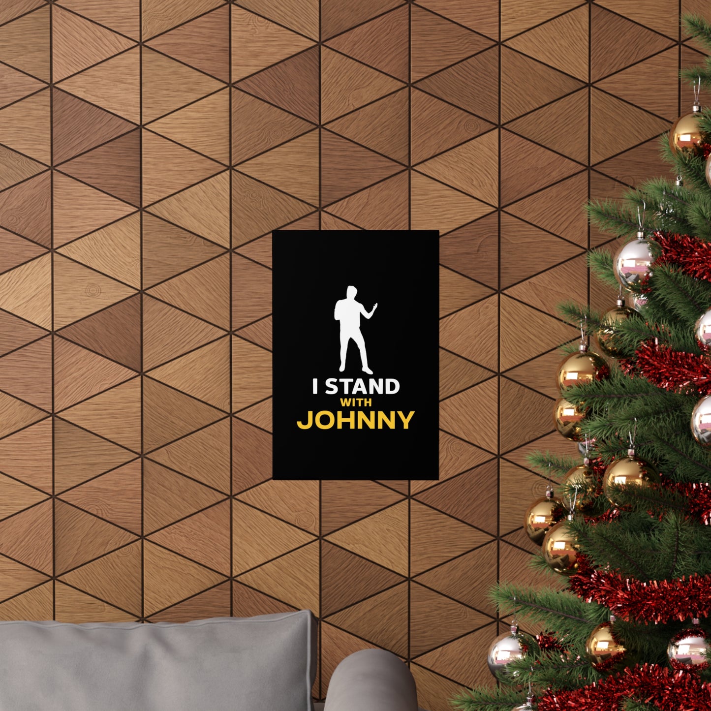 I Stand with Johnny Premium Matte Vertical Posters