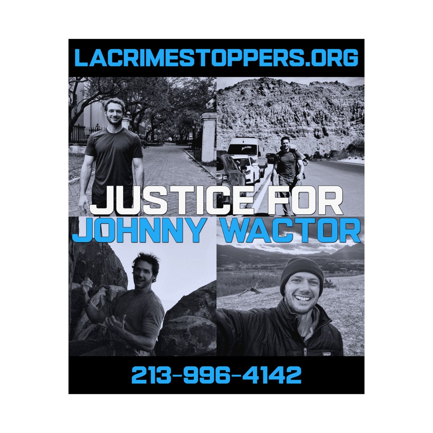 Justice For Johnny Wactor Matte Vertical Posters