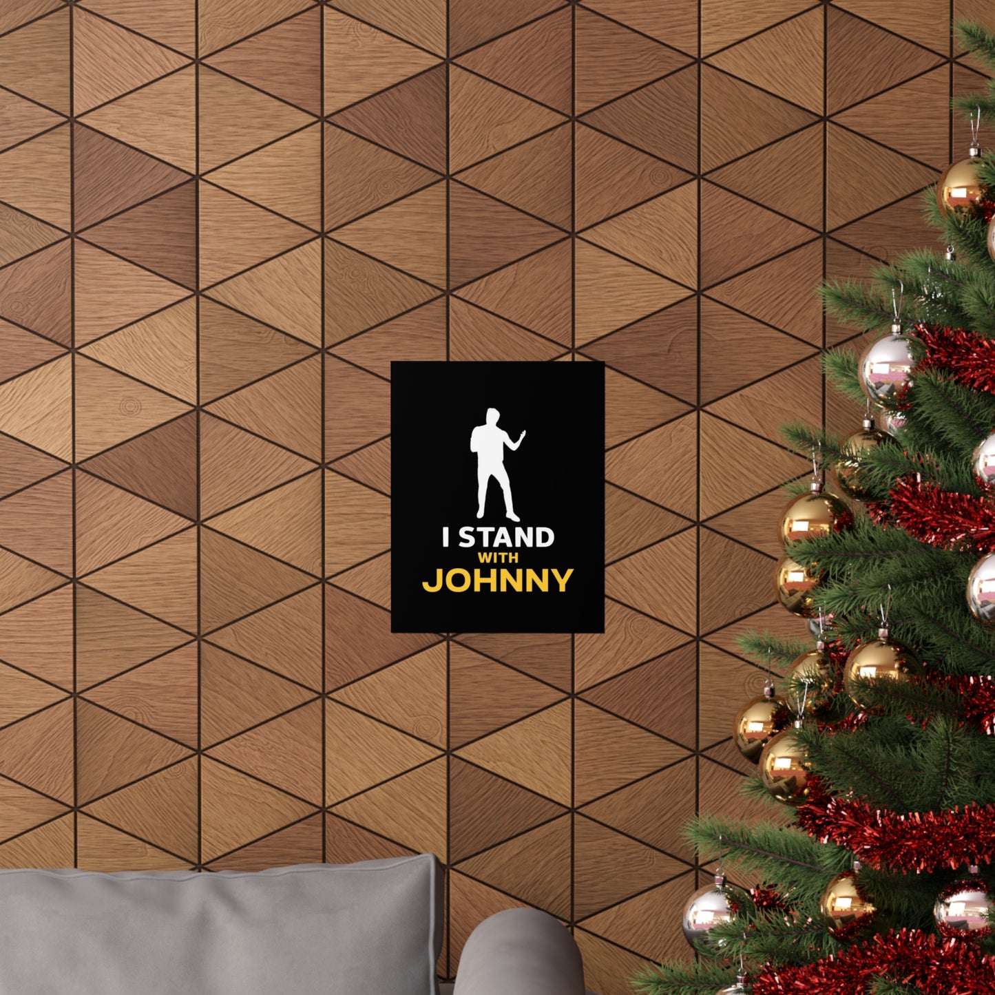 I Stand with Johnny Premium Matte Vertical Posters