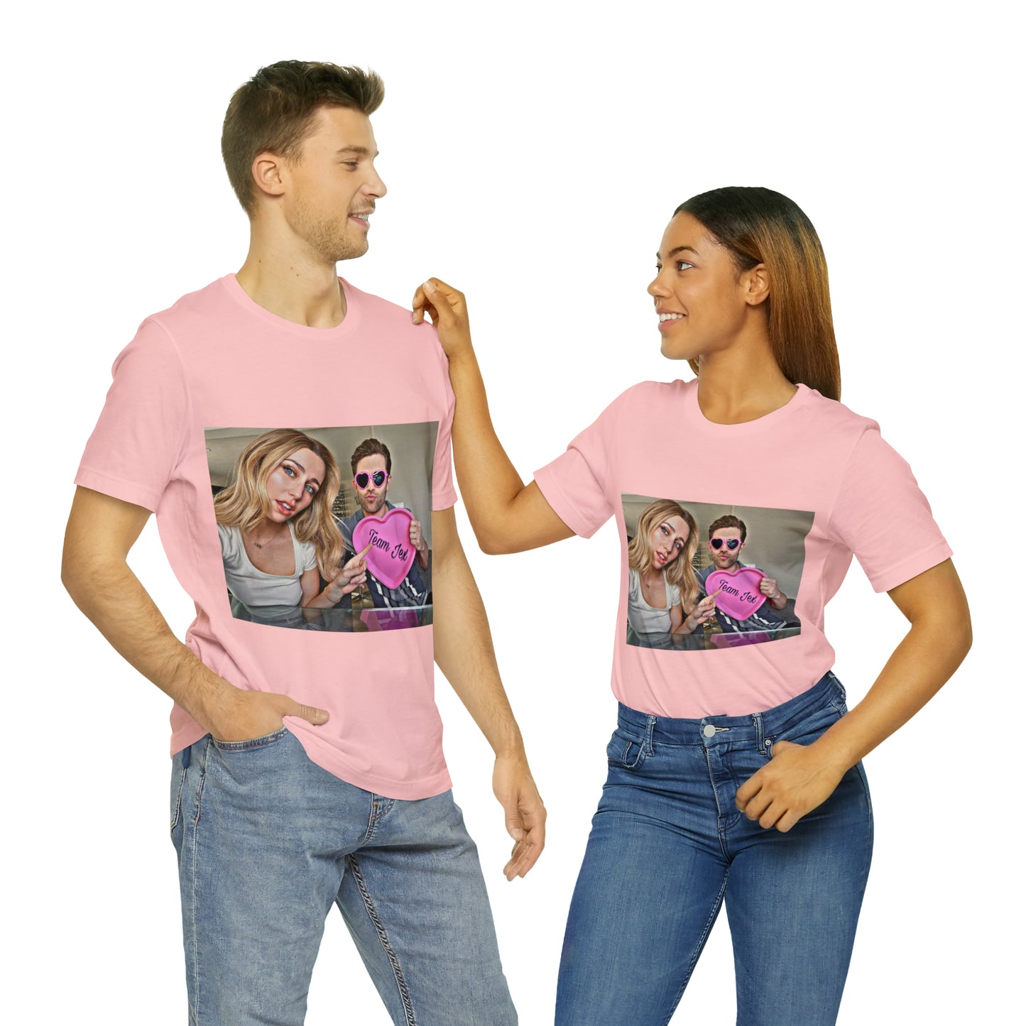 Team Jex Heart Unisex Jersey Short Sleeve Tee