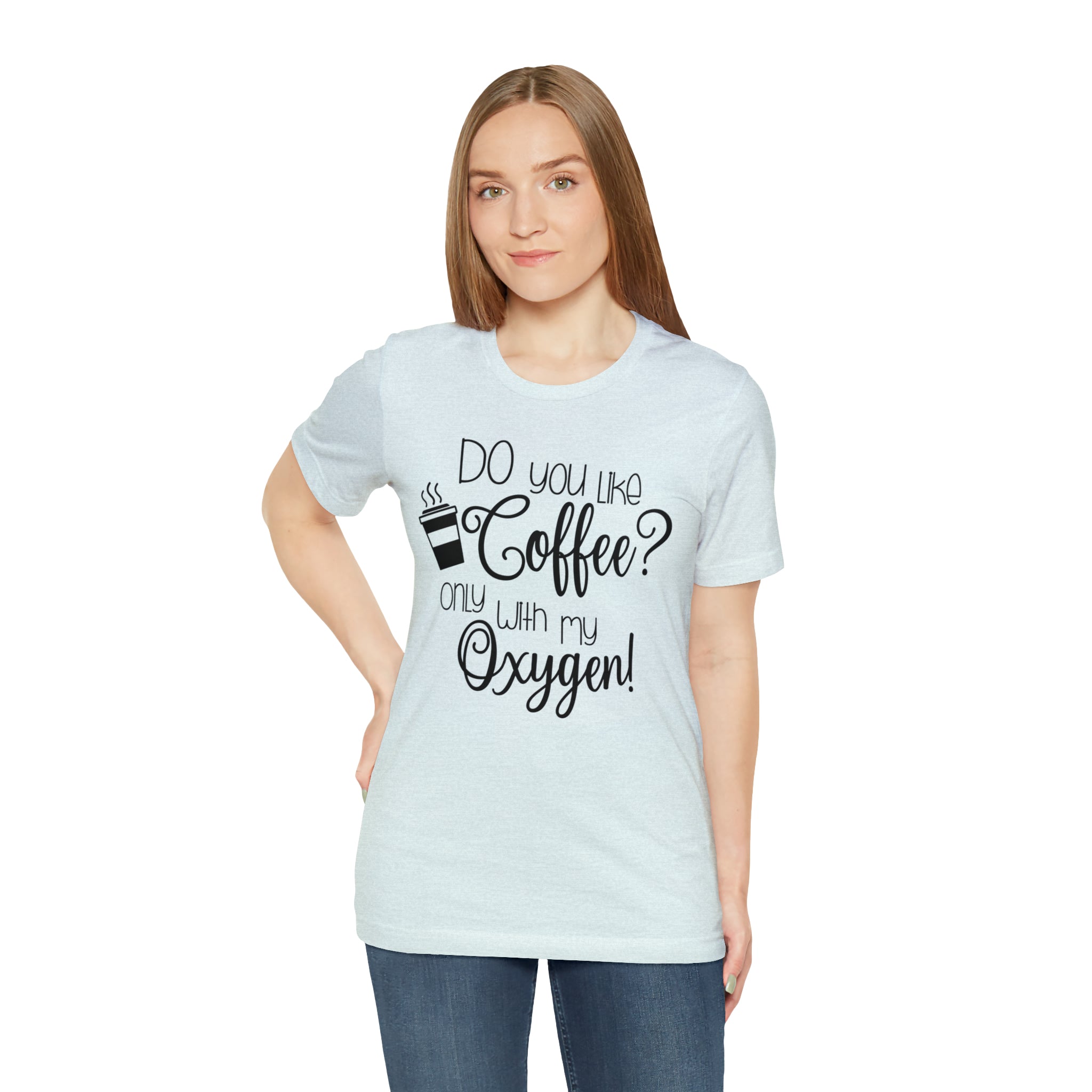 Gilmore Girls Only With My Oxygen Unisex Jersey Short Sleeve Tee