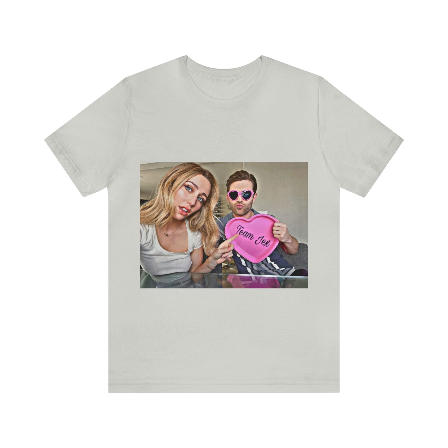Team Jex Heart Unisex Jersey Short Sleeve Tee