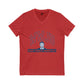 What Would Johnny Do Justice for Unisex Jersey Short Sleeve V-Neck Tee