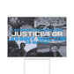 Justice for Johnny Wactor Lawn Sign