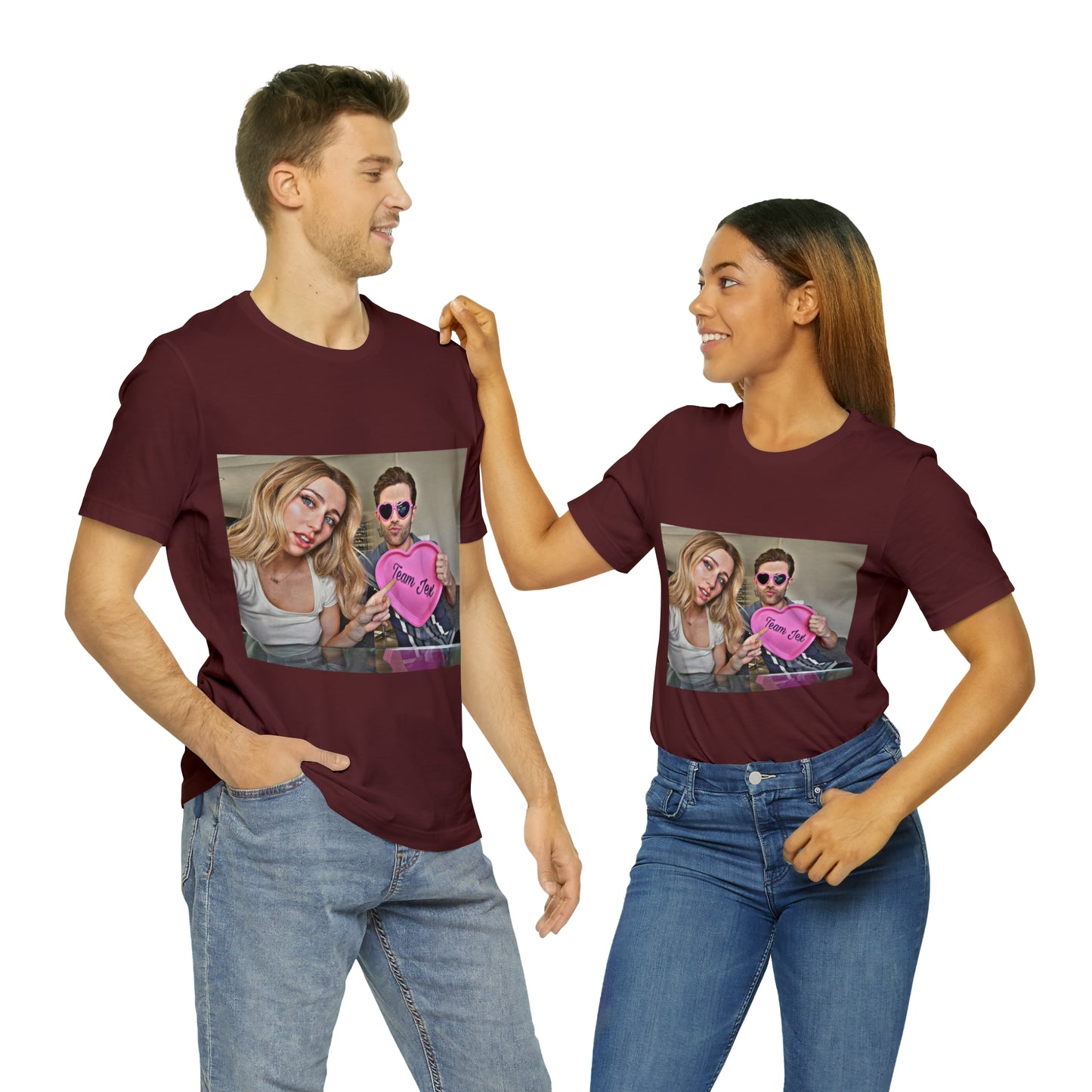 Team Jex Heart Unisex Jersey Short Sleeve Tee