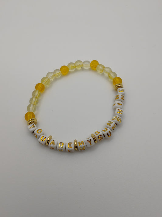 You Are My Sunshine Johnny Stretch Bracelet