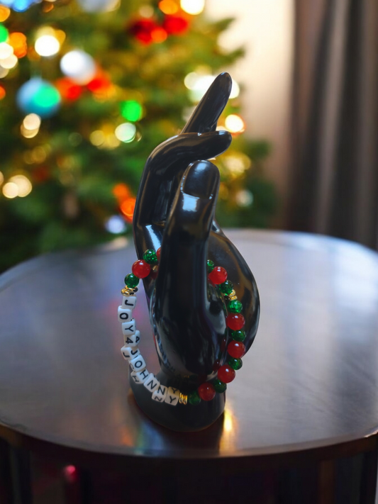 Joy for Johnny Christmas Bracelet