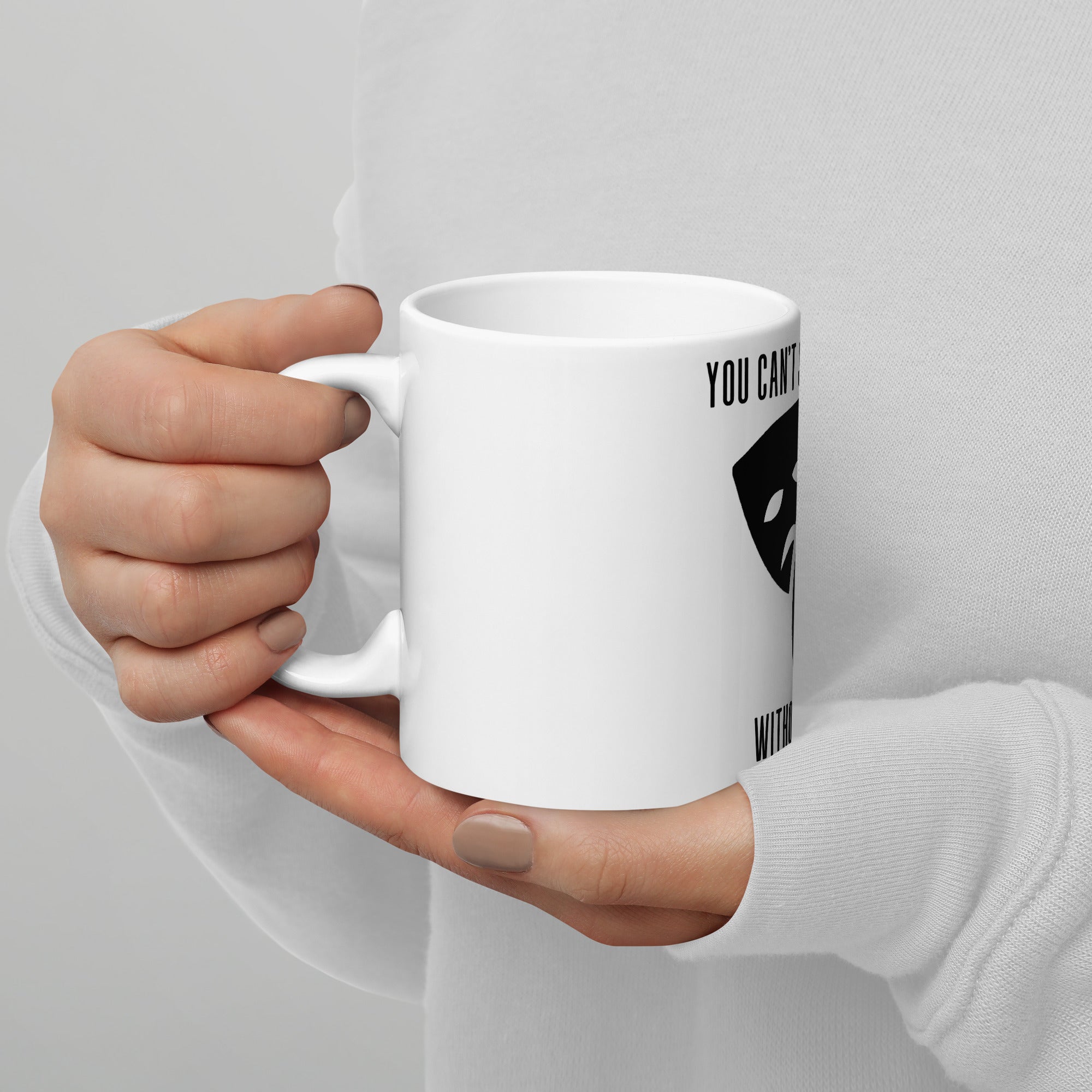 Can't Spell Wactor Without Actor White glossy mug